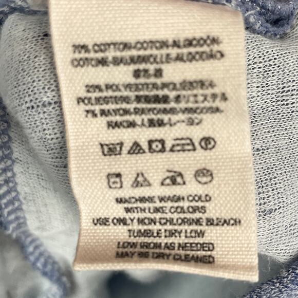 Free People We the Free Oversized Flight Turtleneck Heather Blue - Picture 11 of 11